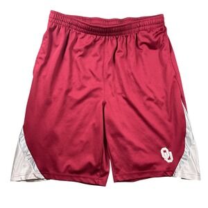 NCAA Oklahoma Sooners Mens XL Crimson Red Basketball Athletic Shorts KA Inc OU